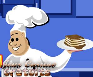 le jeu de cuisine de tiramisu